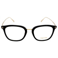Tom Ford Men's Eyeglasses - Black Acetate Rectangular Full Rim Frame | FT5570-K 001 ,