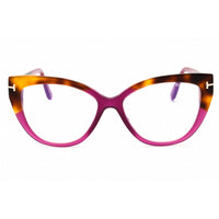 Tom Ford Women's Eyeglasses - Shiny Violet/Pink/Brown Acetate Frame | FT5673-B 081 ,
