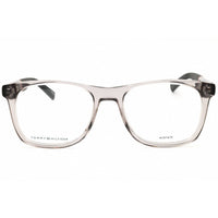 Tommy Hilfiger Men's Eyeglasses - Grey Acetate Square Full Rim Frame | TH 2046 0KB7 00 ,