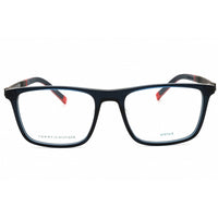 Tommy Hilfiger Men's Eyeglasses - Blue Acetate Square Full Rim Frame | TH 2081 0PJP 00 ,
