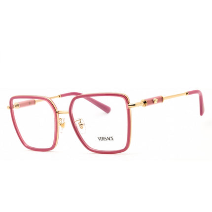 Versace Women's Eyeglasses - Opal Bordeaux/Gold Metal Full Rim Frame | 0VE1294D 1510 ,