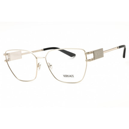 Versace Women's Eyeglasses - Silver Steel Cat Eye Full Rim, 57mm | 0VE1301 1000 ,
