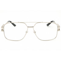 Versace Men's Eyeglasses - Silver Metal Rectangular Full Rim, 59mm | 0VE1302 1000 ,