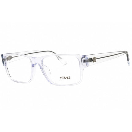 Versace Men's Eyeglasses - Clear Plastic Rectangular Full Rim Frame | 0VE3342F 148 ,