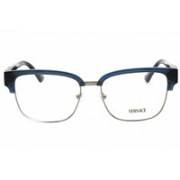 Versace Men's Eyeglasses - Transparent Blue/Silver Full Rim Frame | 0VE3348 5292 ,