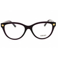 Versace Women's Eyeglasses - Violet Plastic Oval Full Rim Frame | 0VE3365U 5263 ,