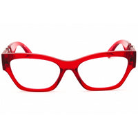 Versace Women's Eyeglasses - Transparent Red Cat Eye Full Rim Frame | 0VE3367U 5495 ,