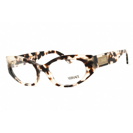Versace Women's Eyeglasses - Tortoise/Beige Acetate Cat Eye Frame | 0VE3369 5498 ,