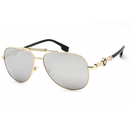 Versace Men's Sunglasses - Gold Metal Aviator Full Rim Frame | 0VE2236 1002Z3 ,