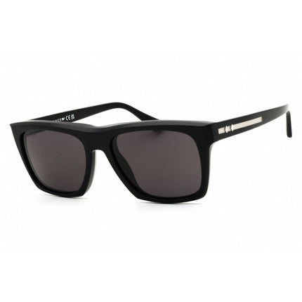 Web Men's Sunglasses - Shiny Black Acetate Rectangular Full Rim Frame | WE0350 01A ,