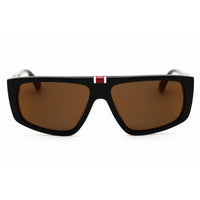 Web Men's Sunglasses - Shiny Black Acetate Rectangular Full Rim Frame | WE0358 01A ,