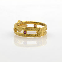 Konstantino Women's Callas 18K Yellow Gold & Diamond Ring DMK01157-18KT-516 ,
