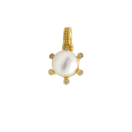 Konstantino Women's Callas 18K Yellow Gold & Pearl Pendant MEMK04046-18KT-196 ,