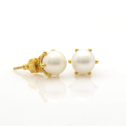 Konstantino Women's Callas 18K Yellow Gold & Pearl Earring SKMK03126-18KT-122 ,