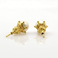 Konstantino Women's Callas 18K Yellow Gold & Pearl Earring SKMK03126-18KT-122 ,