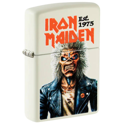 Zippo Lighter - Iron Maiden Glowing Eddie Design Glow-in-the-Dark Finish | 47198 ,