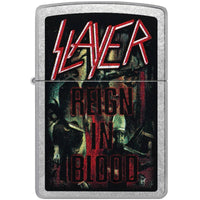 Zippo Windproof Lighter - Slayer Reign In Blood Design Street Chrome Finish | 47221 ,