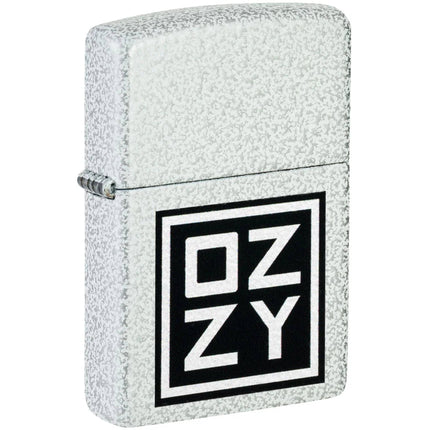 Zippo Windproof Pocket Lighter - Ozzy Osbourne Logo Design Glacier Finish | 47232 ,