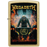 Zippo Windproof Lighter - Megadeth New World Order in Color Image Design | 47236 ,