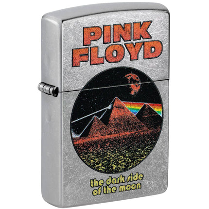 Zippo Windproof Lighter - Pink Floyd The Dark Side of the Moon Street Chrome | 47239 ,