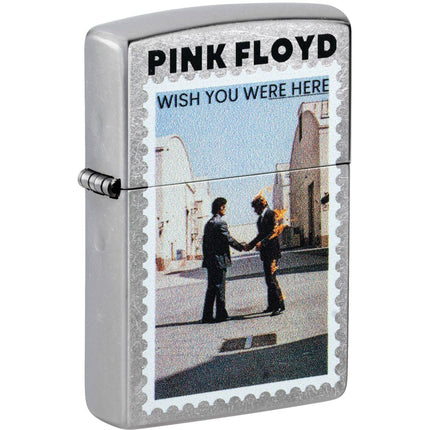 Zippo Windproof Lighter - Pink Floyd Wish You Were Here Design Street Chrome | 47240 ,
