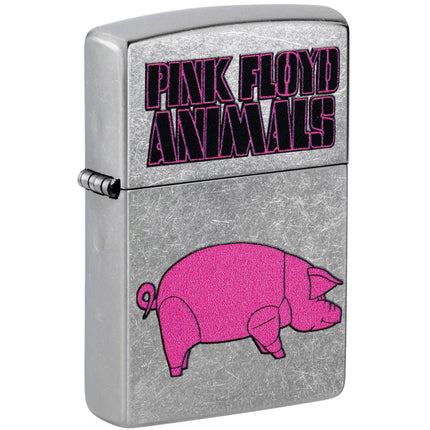Zippo Windproof Lighter - Pink Floyd Animals Design Street Chrome Finish | 47241 ,