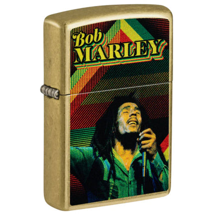 Zippo Windproof Lighter - Bob Marley Soul Design Classic Street Brass Finish | 47242 ,