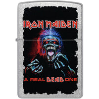Zippo Windproof Lighter - Iron Maiden A Real Dead One Design Street Chrome | 47243 ,