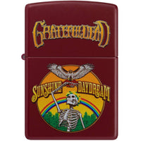Zippo Windproof Lighter - Grateful Dead Sunshine Daydream Design Merlot Finish | 47249 ,