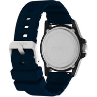 Timex Men's Watch - Main Street Black Dial Blue Silicone Strap Date | TW5M61100JT ,