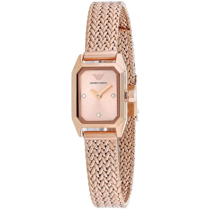 Armani Women's Watch - Gioia Quartz Rose Gold Tone Dial Steel Bracelet | AR11345 ,