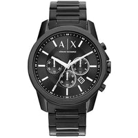 Armani Exchange Men's Watch - Banks Chronograph Black Dial Stainless Steel | AX1722 ,