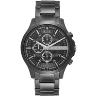 Armani Exchange Men's Watch - Hampton Chronograph Gunmetal Steel Bracelet | AX2454 ,
