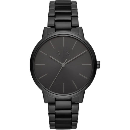 Armani Exchange Men's Watch - Cayde Black Dial Stainless Steel Bracelet | AX2701 ,