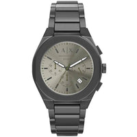 Armani Exchange Men's Watch - Sync Chronograph Grey Dial Gunmetal Bracelet | AX4296 ,