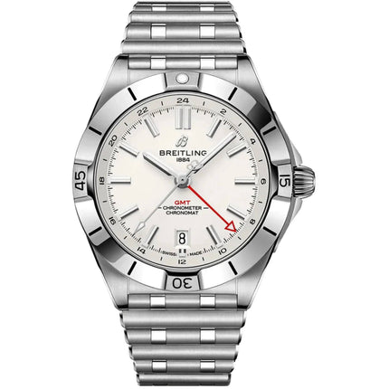 Breitling Men's Watch - Chronomat Automatic Silver Steel Bracelet | A32398101A1A1 ,
