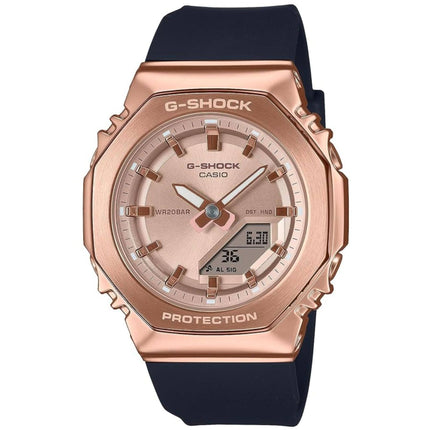 Casio Women's Watch - G-Shock World Time Rose Gold Ana-Digi Dial | GMS2110PG-1A4 ,