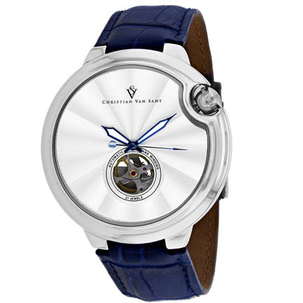 Christian Van Sant Men's Watch - Propeller Automatic Open Heart Dial | CV0141-BL ,