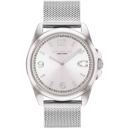 Coach Women's Watch - Greyson Quartz Silver Dial Stainless Steel Bracelet | 14504146 ,