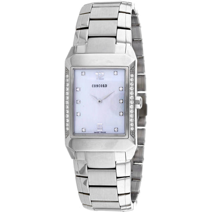 Concord Women's Watch - Carlton Quartz White Mother of Pearl Dial Bracelet | 310791 ,