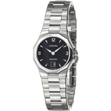 Concord Women's Watch - Mariner Quartz Black Dial Stainless Steel Bracelet | 311278 ,