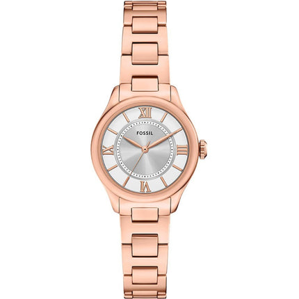 Fossil Women's Watch - Gilmore Quartz Silver Dial Rose Gold Steel Bracelet | ES5420 ,