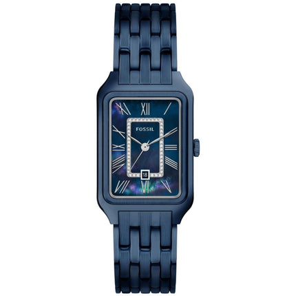 Fossil Women's Watch - Raquel Quartz Blue Dial Stainless Steel Bracelet | ES5479 ,