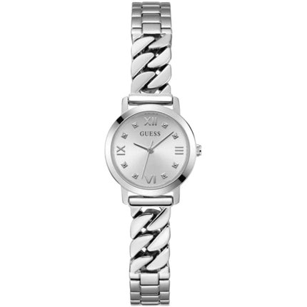 Guess Women's Watch - Chime Silver Tone Dial Stainless Steel Bracelet | GW0867L1 ,