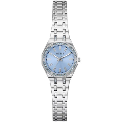 Guess Women's Watch - Pixie Quartz Ice Blue Dial Silver Tone Bracelet | GW1010L1 ,