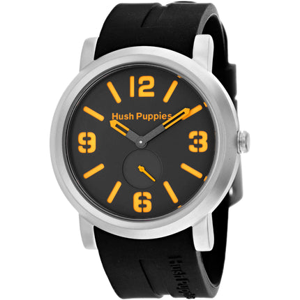 Hush Puppies Men's Watch - Classic Orange Hour Markers Grey Dial | HP.3670M.9518 ,
