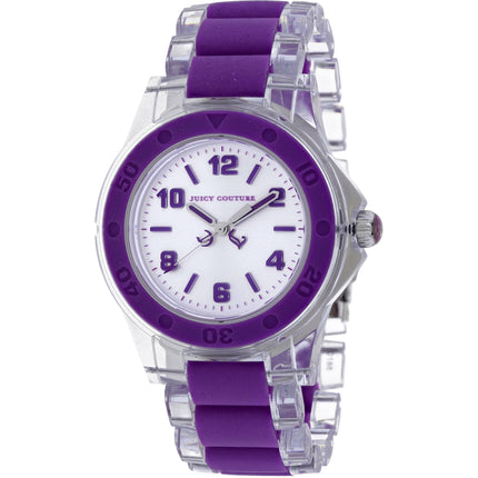 Juicy Couture Women's Watch - Rich Girl Purple and Transparent Bracelet | 1900868 ,