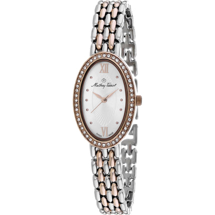 Mathey Tissot Women's Watch - Fleury XVI Quartz Silver and Rose Gold Bracelet | FOO1BI ,