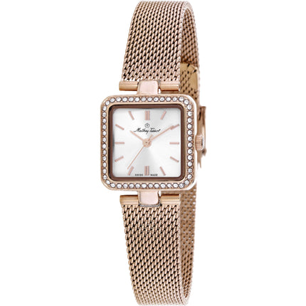 Mathey Tissot Women's Watch - Fleury XIV Quartz Rose Gold Mesh Bracelet | FOO2PI ,