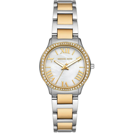 Michael Kors Women's Watch - Sage Quartz White MOP Dial Two Tone Bracelet | MK4910 ,